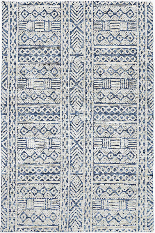 Amritsar Glenroy Navy Tribal Rug