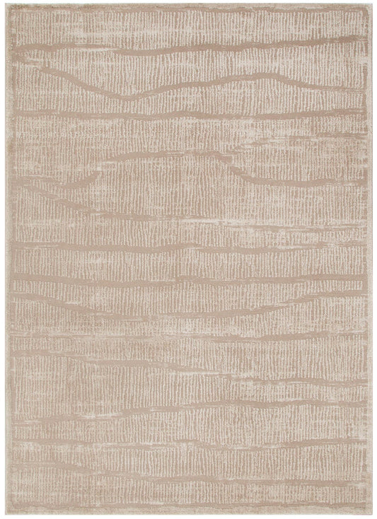Sierra Abstract Beige Lines Rug