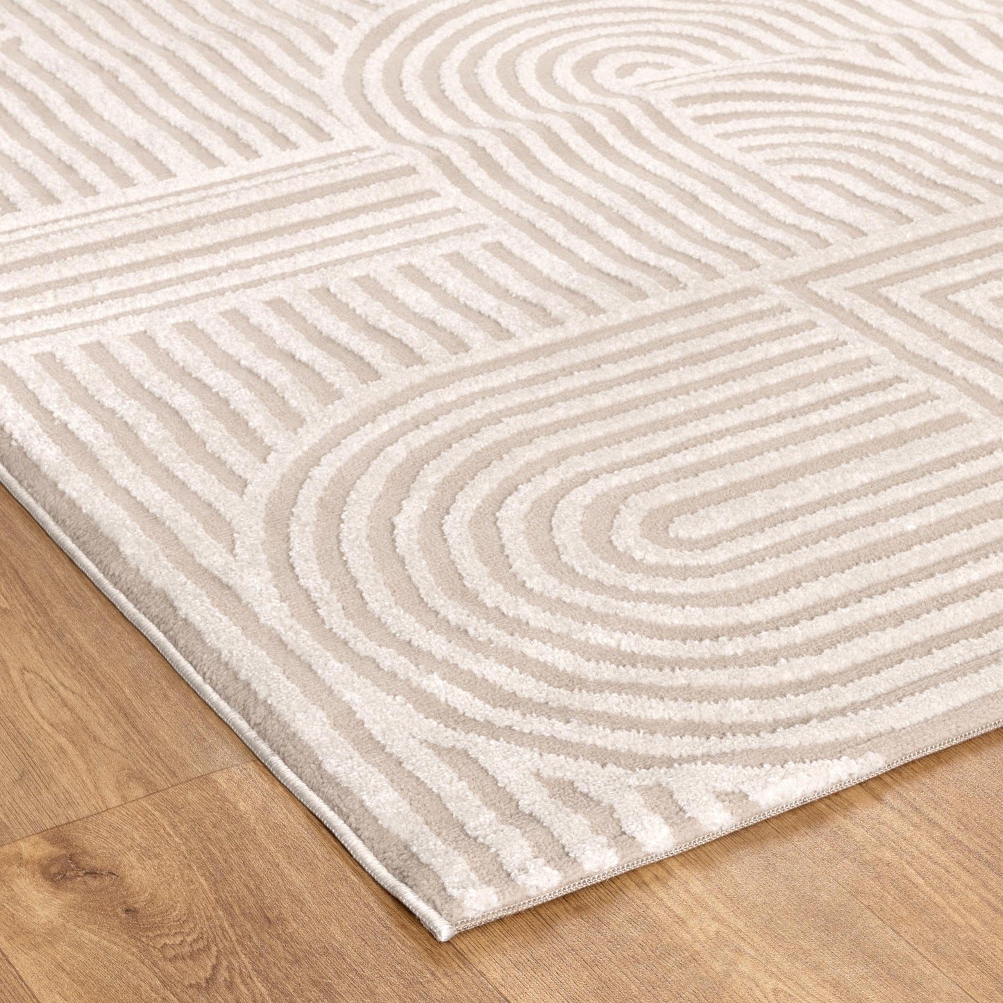 Sierra Arches Beige Ivory Rug