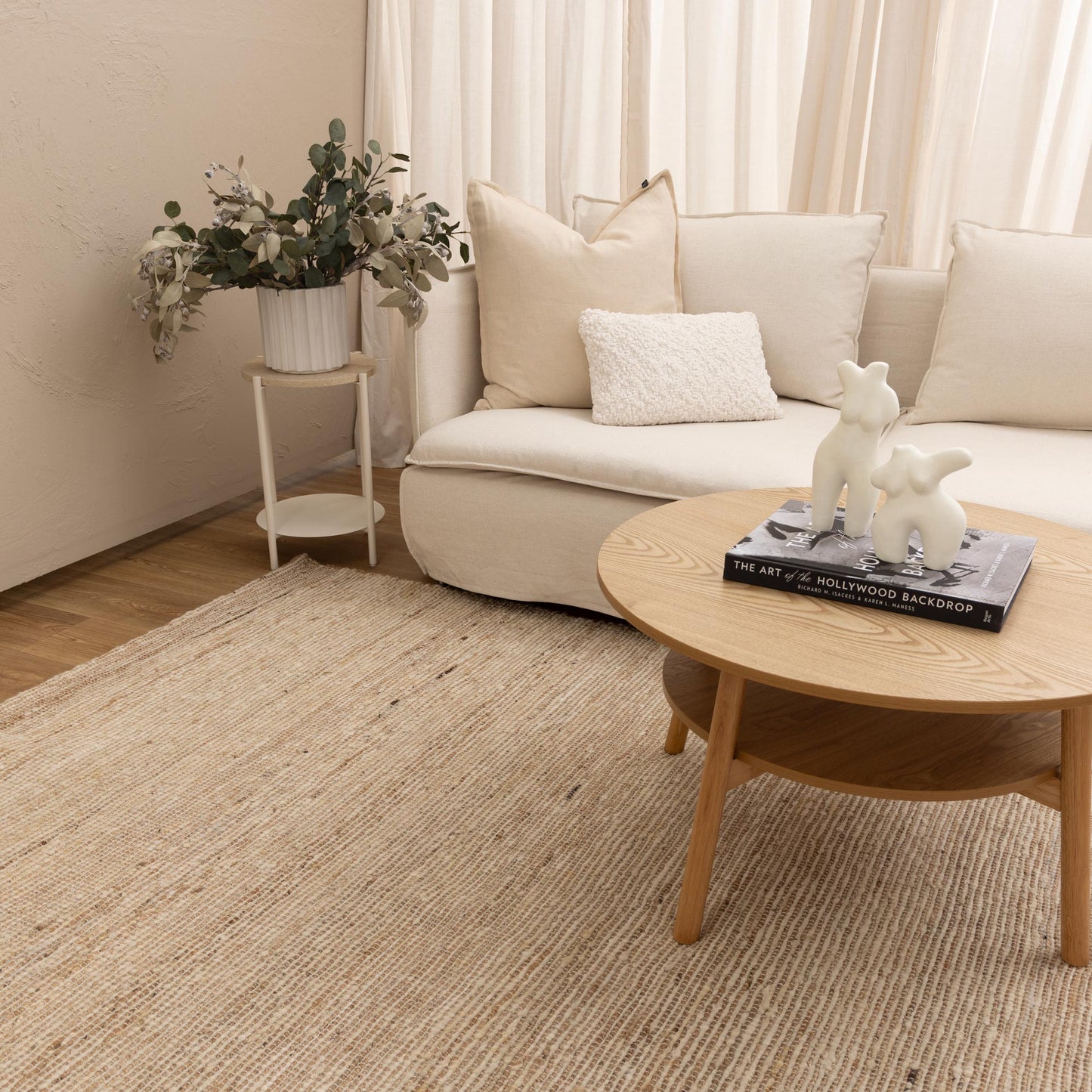 Mackay Beige Wool & Jute Rug