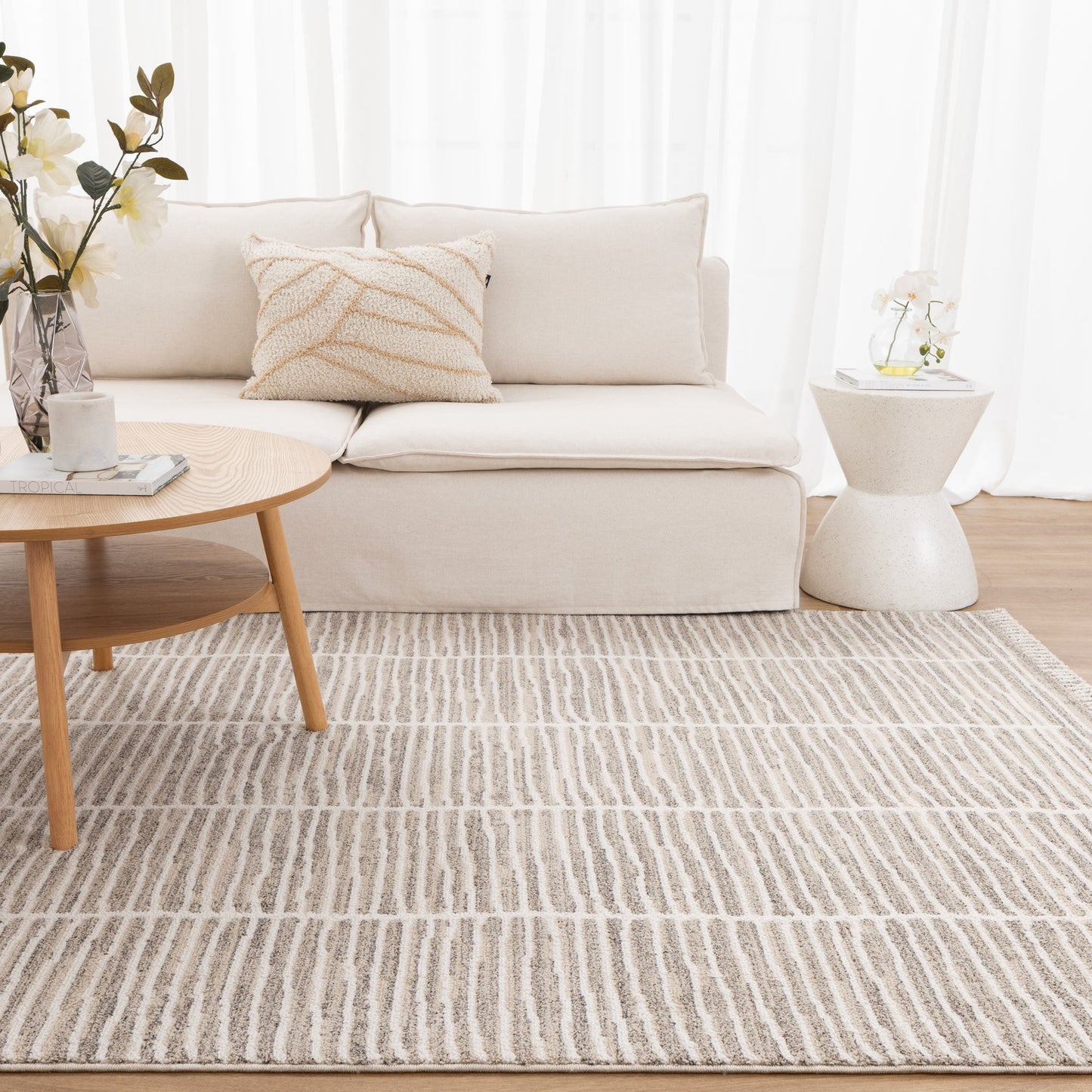 Clara Scandi Beige Rug - C109