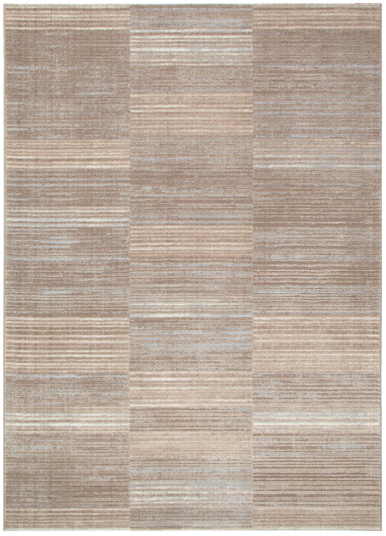 Sierra Lines Brown Grey Rug
