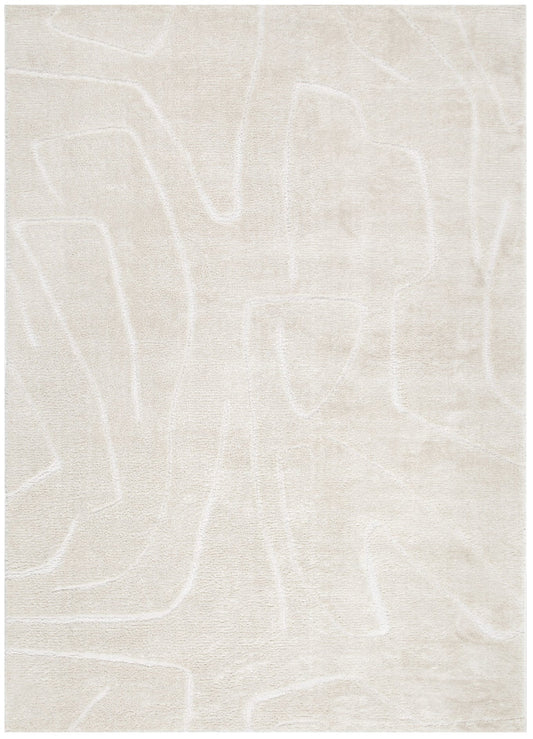 Mila Modern Lines Cream Rug - MIL4