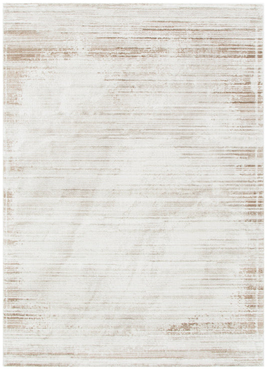 Wellington Distressed Lines Brown Rug - W011