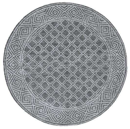 Amritsar Round AMRI01 Grey