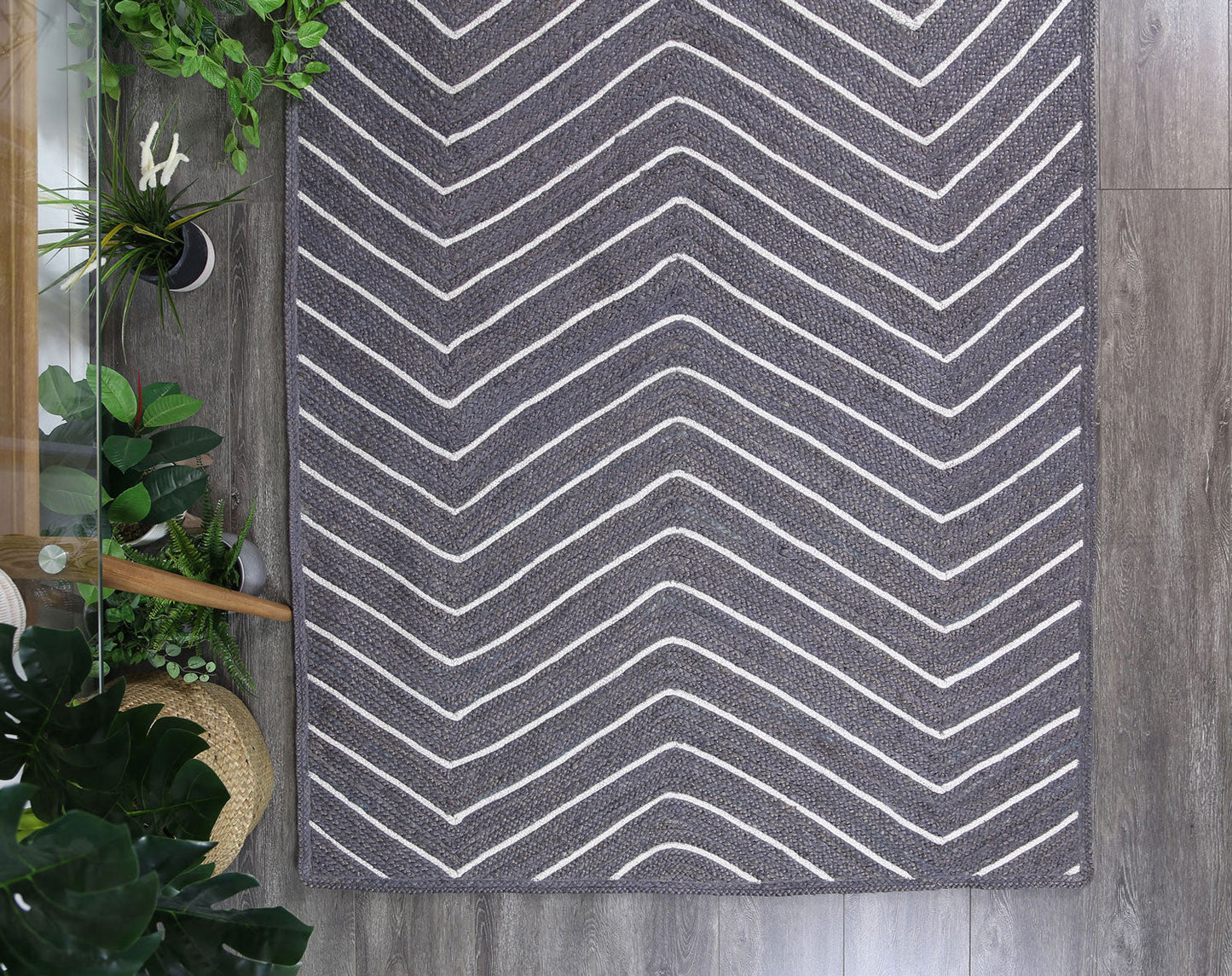 Artisan B Grey/Natural Chevron