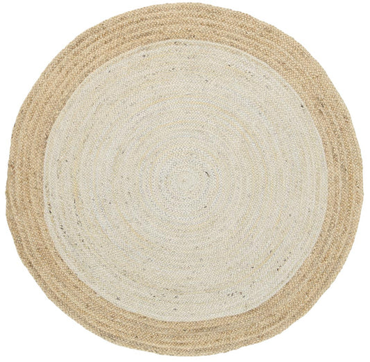 Hampton Centre Pearl Jute Round