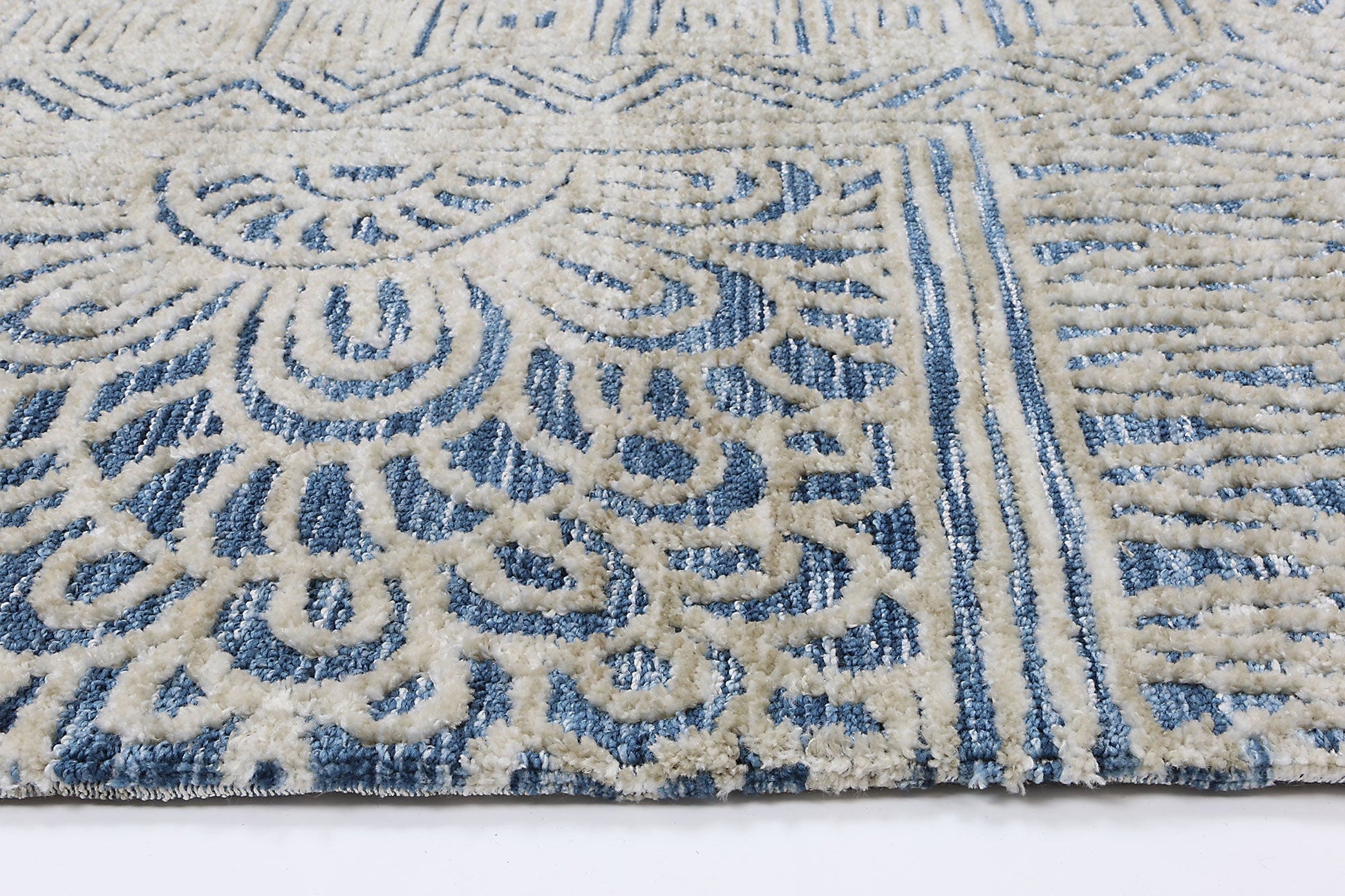 Amritsar Newburg Navy Tribal Rug – Westam Rugs