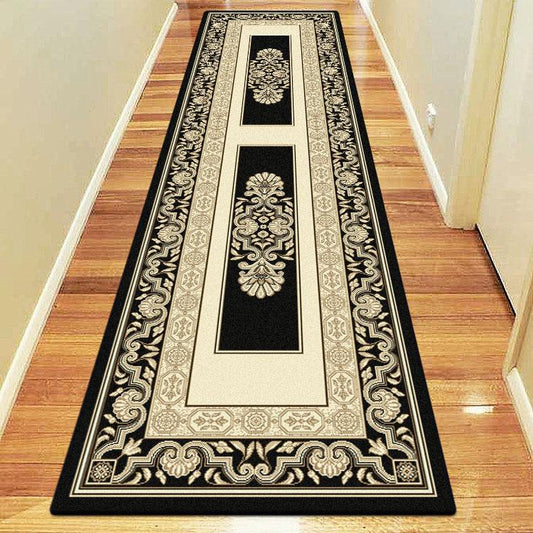 Palace 7652 Black Hallway Runner