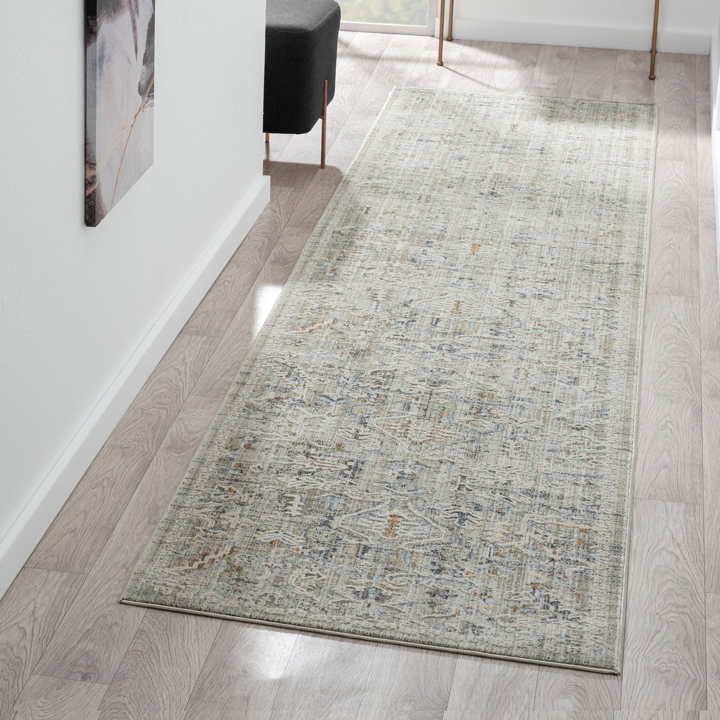 Aubrey 6755 Taupe Runner